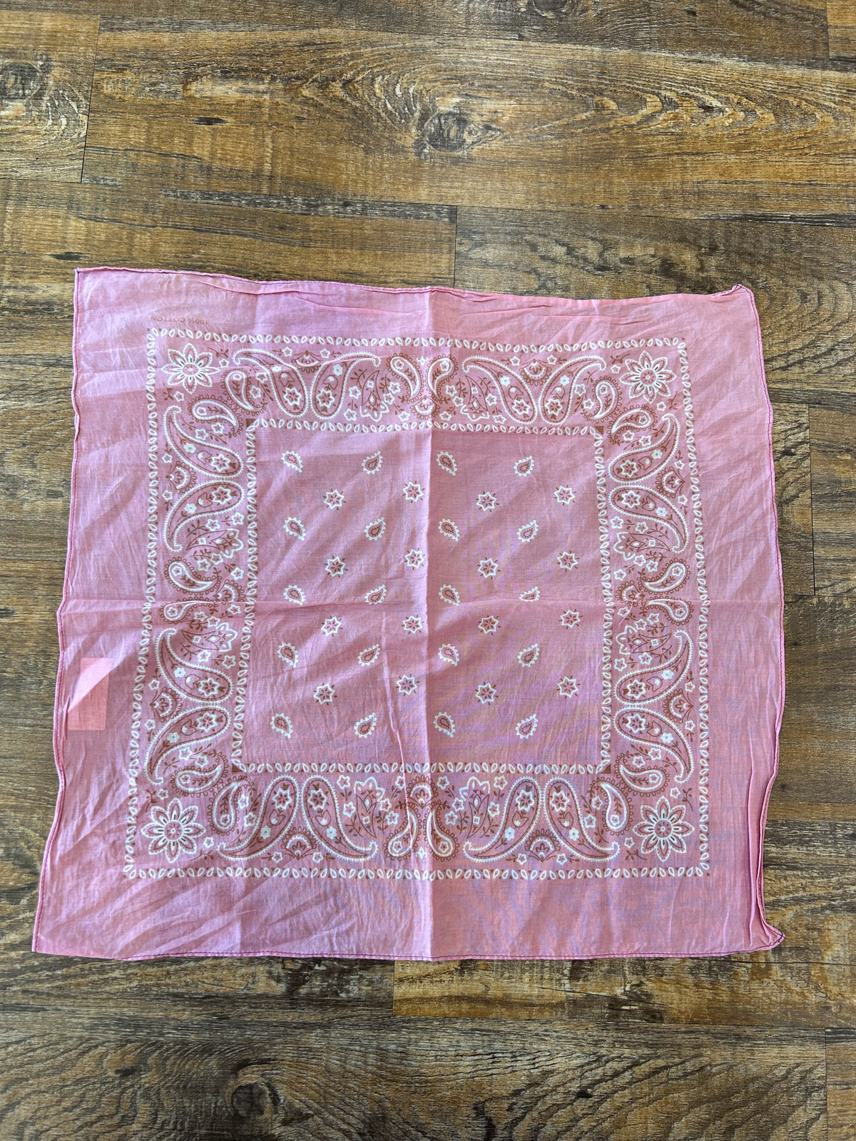 Pink Paisley Bandana