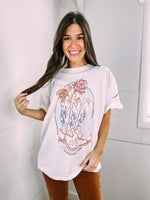 Boots & Roses USA Graphic Tee