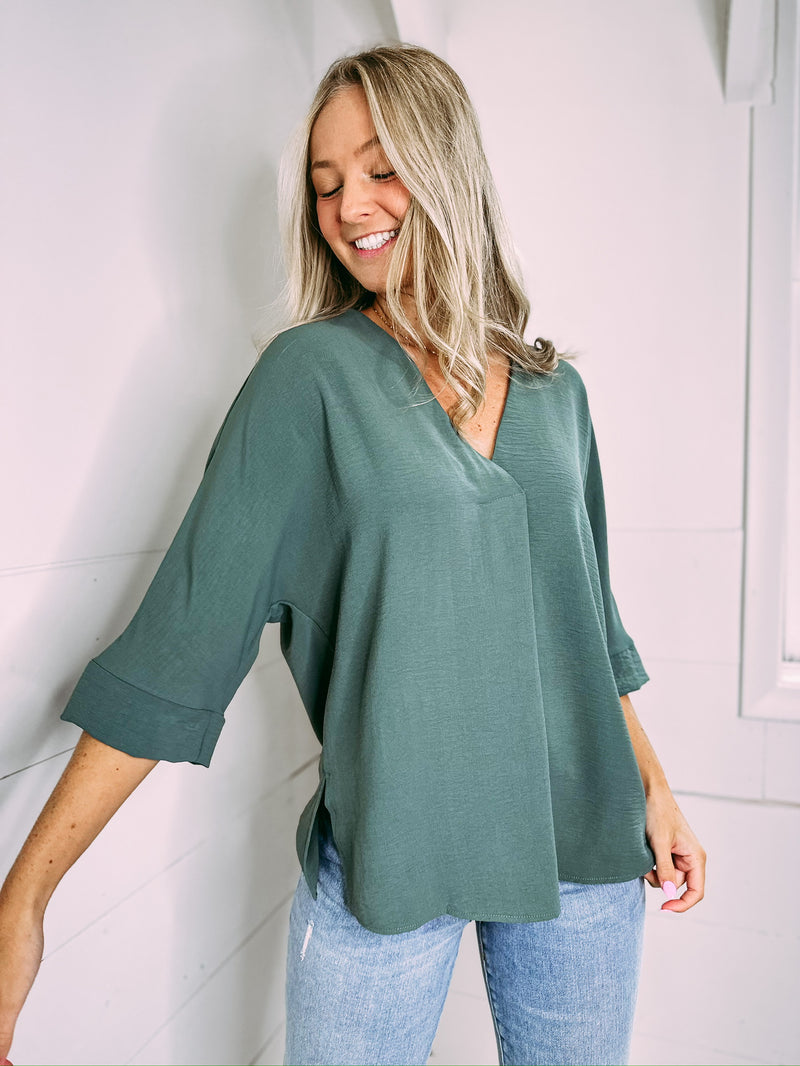 Madiline Pleated Blouse