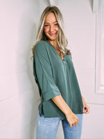Madiline Pleated Blouse