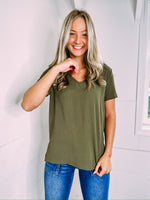 Different In Time Top - olive
