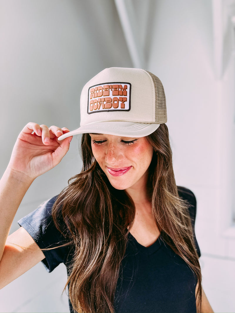 Ride Em Cowboy Trucker Hat