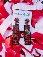 Glitter Touch Down Dangle Earring