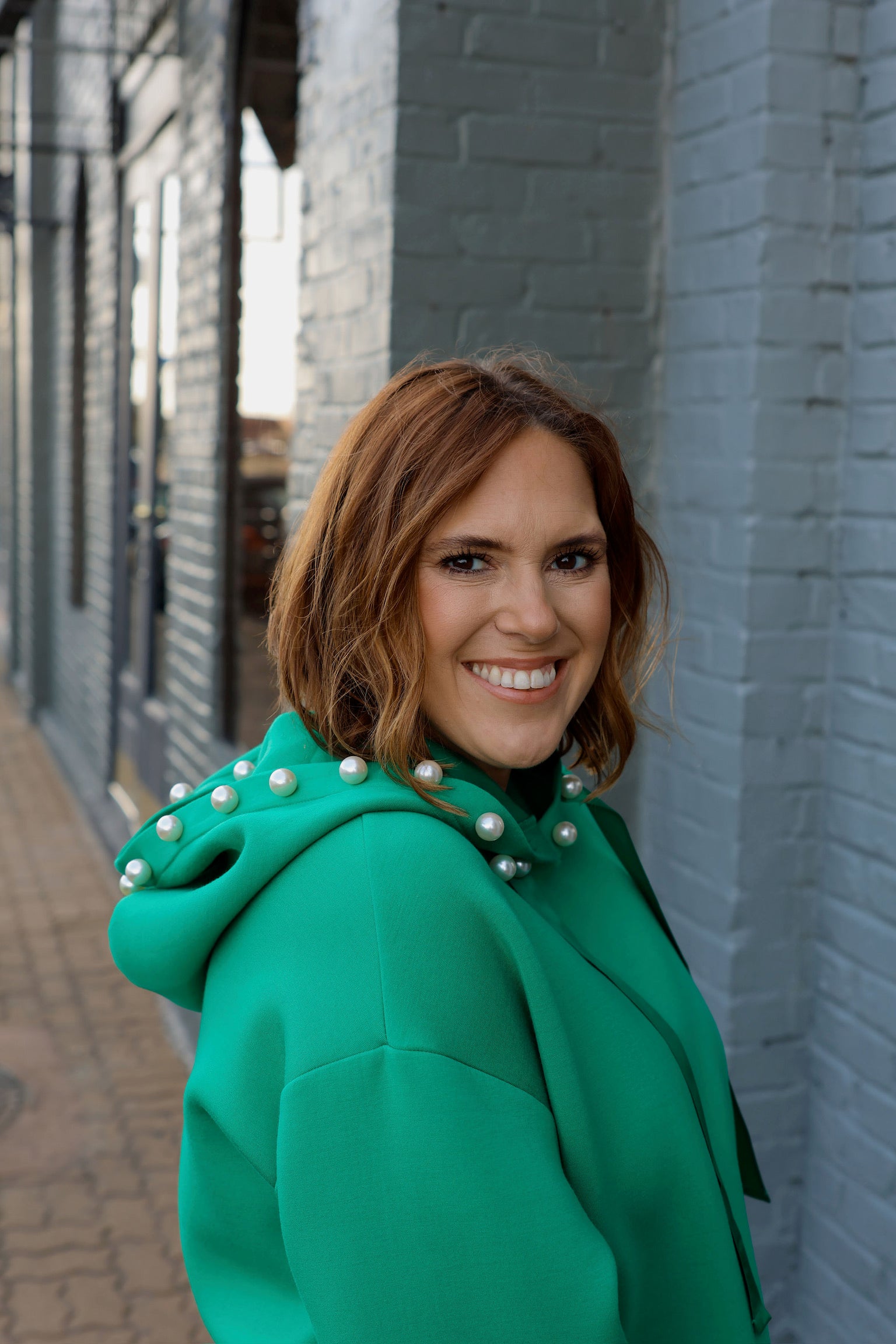 Francine Pearl Hoodie - Emerald