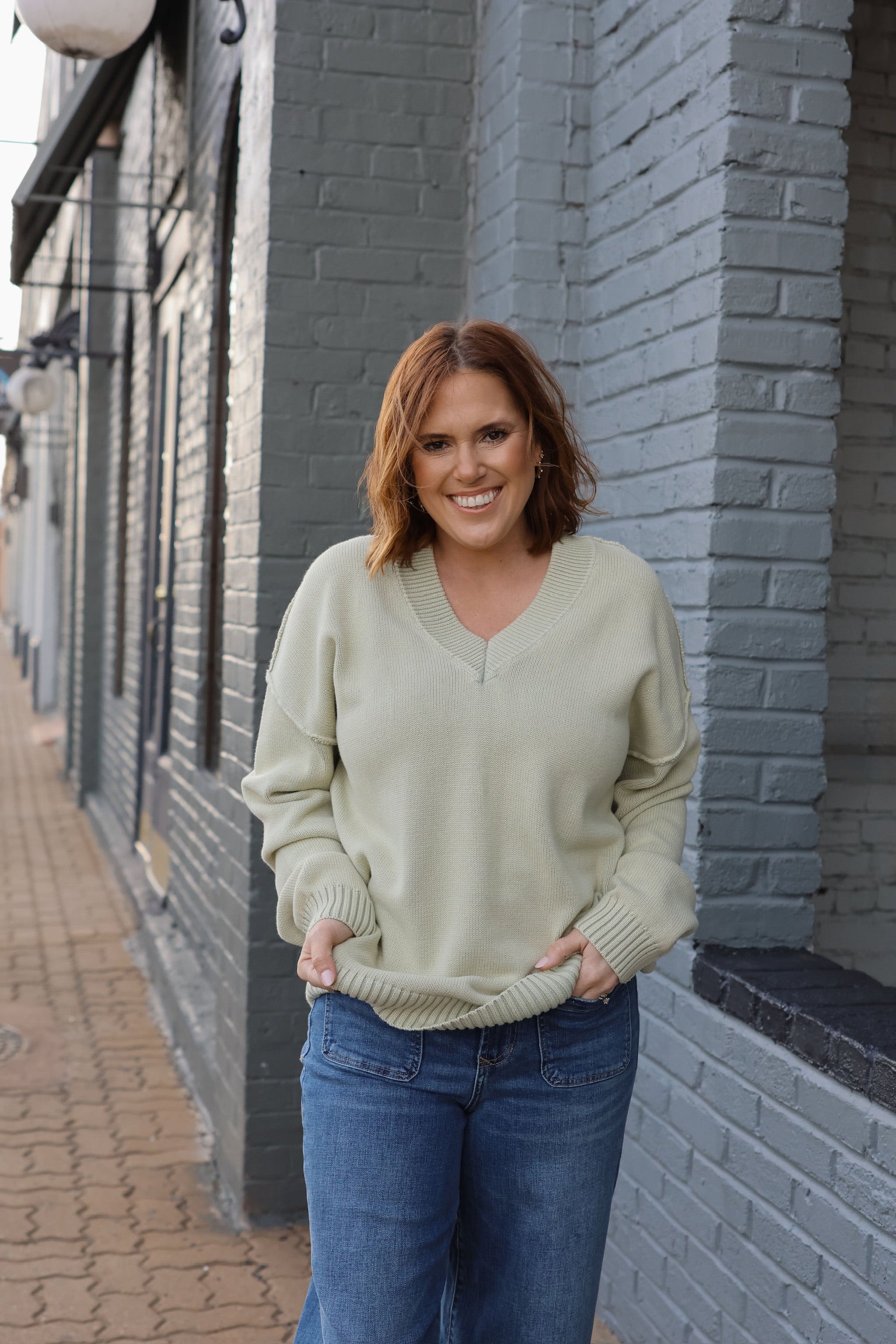 Vienna Sweater - Iceberg Green