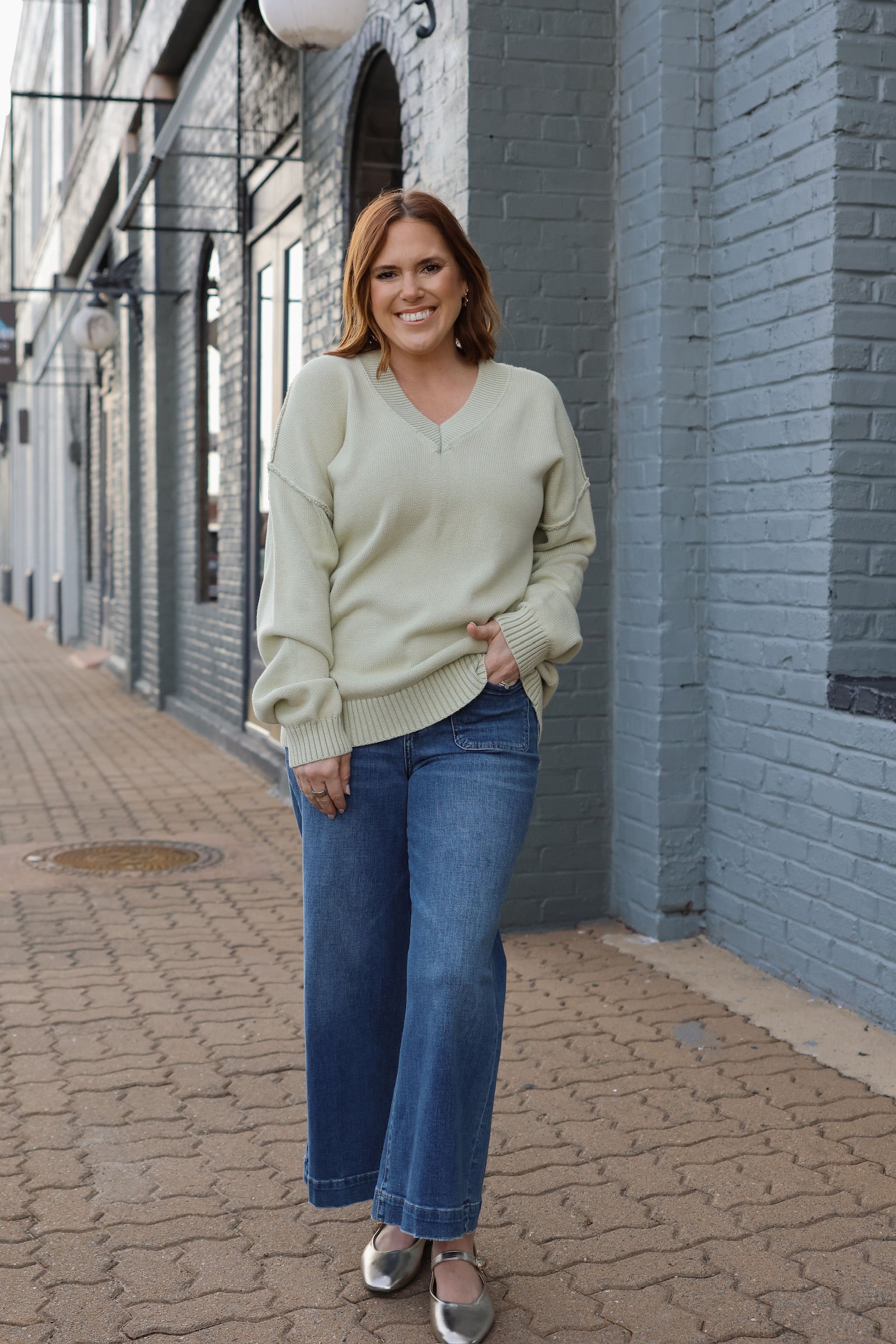 Vienna Sweater - Iceberg Green