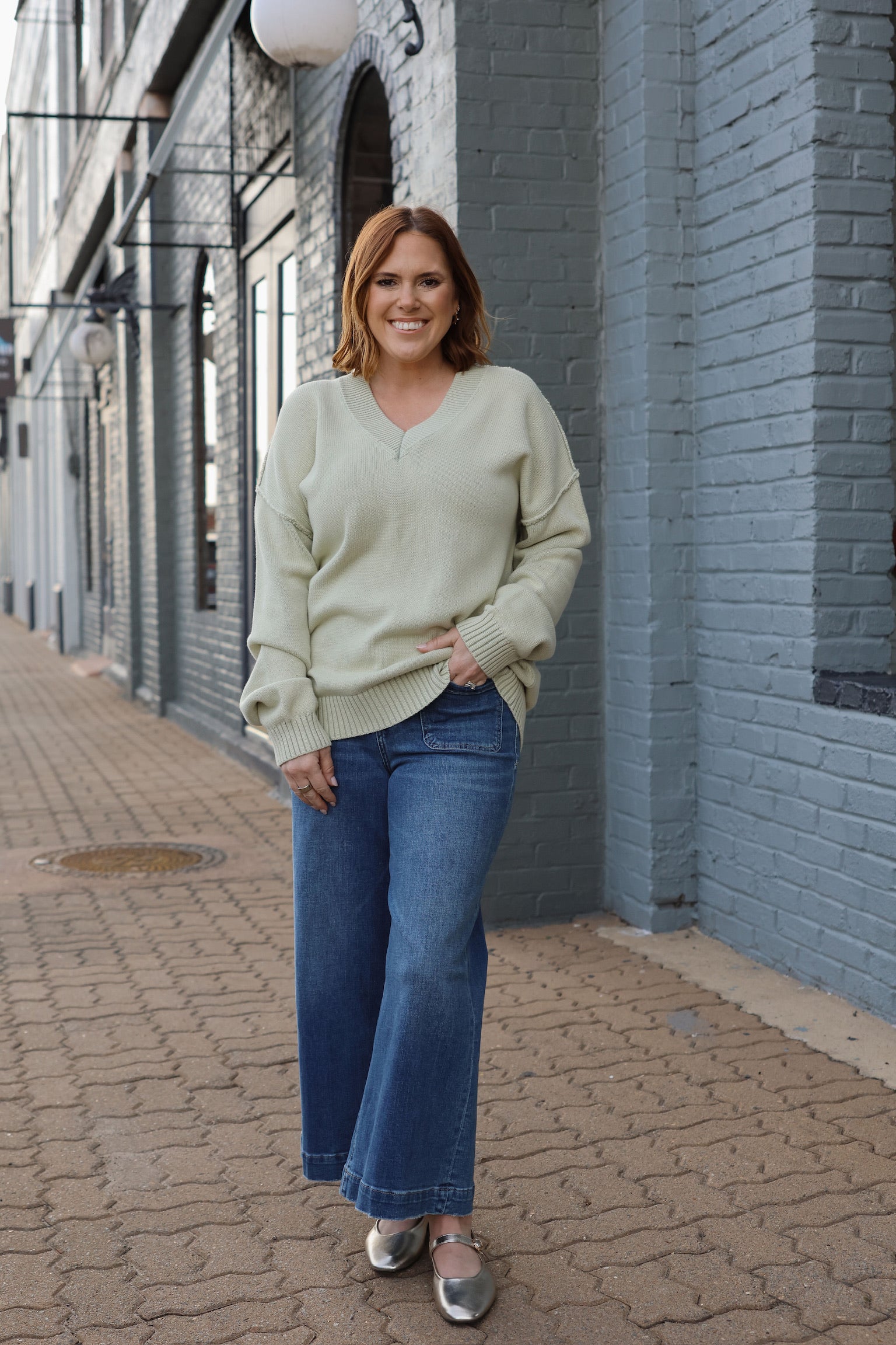 Vienna Sweater - Iceberg Green