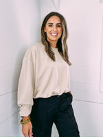When In Rome Pullover - taupe