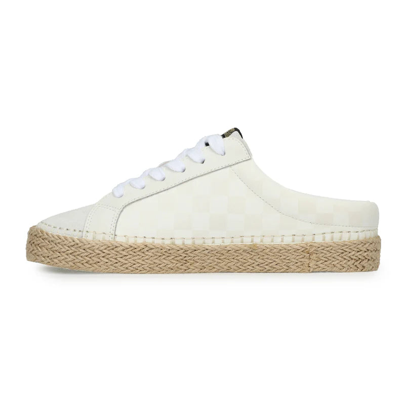 Vintage Havana Melody 7 - White/Checkered Slip On