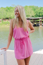 Meet Me At The Courts Athletic Dress- Pink