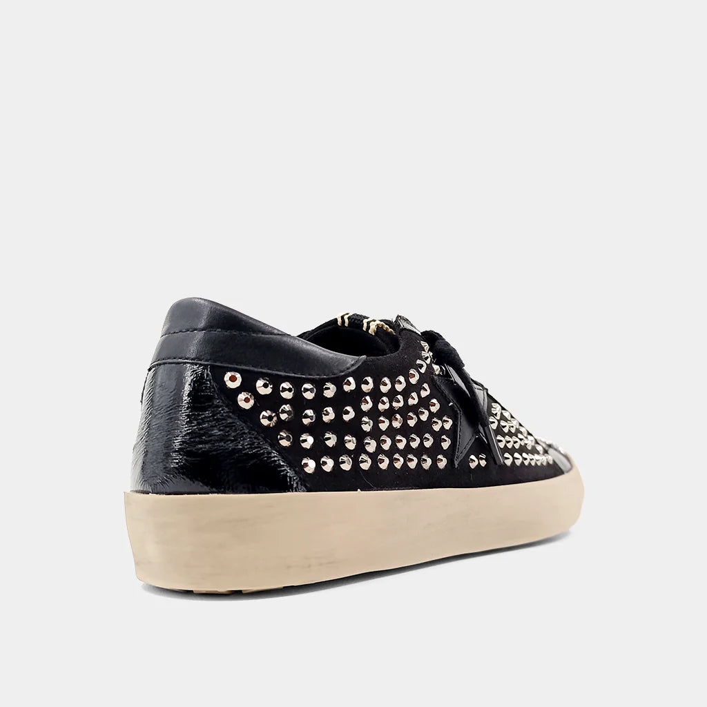 Rock Star Sneaker- Black