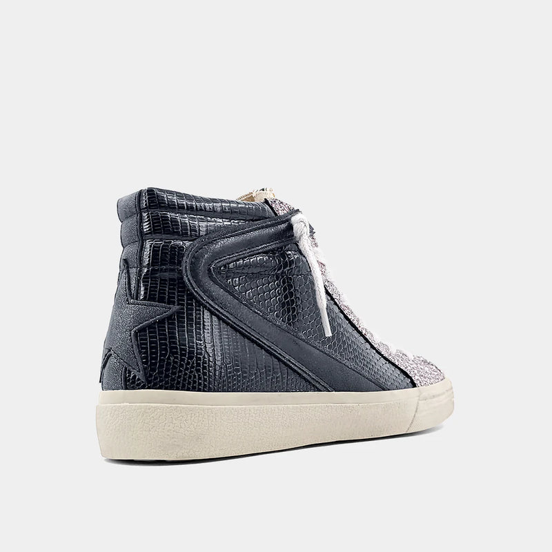 Rooney Sneaker- Black Snake