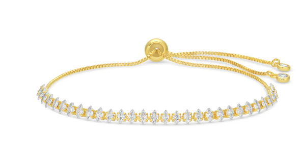 Delicate Faux Diamond Tennis Bracelet
