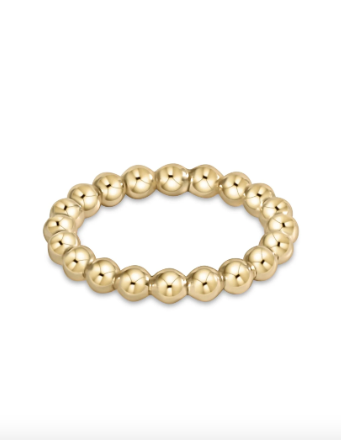 Classic Gold 3mm Bead Ring