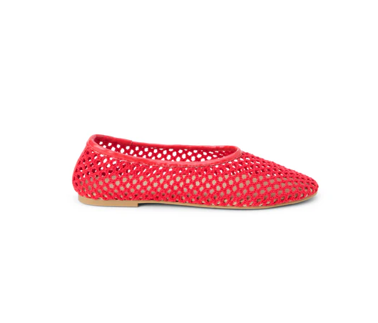 Marta Woven Flat - Red