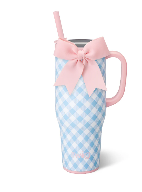 Gingham Mega Mug 40oz