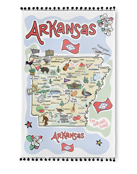 Arkansas Tea Towel