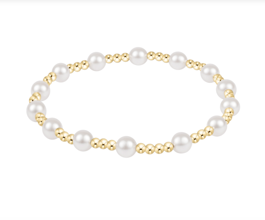 Sincerity 5mm Bracelet - Pearl