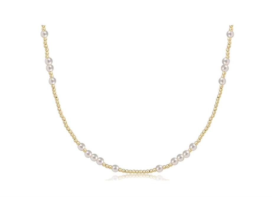 15" Hope Unwritten Pearl Choker 4mm