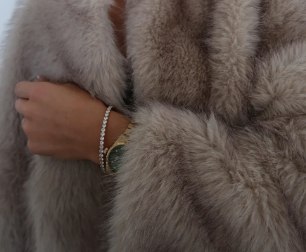 Thick Stretchy Tennis Bracelet