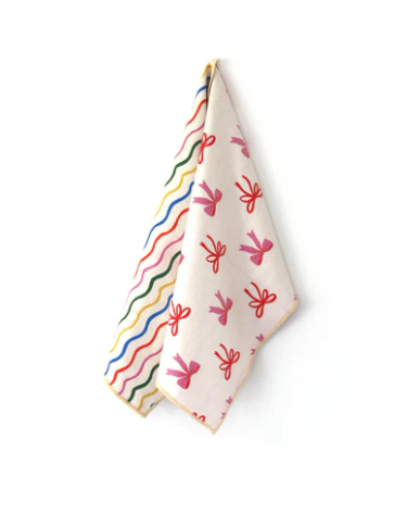 Ribbon Bloom Microfiber Towel