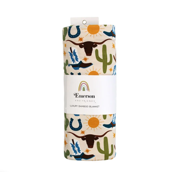 Howdy Luxury Bamboo Blanket