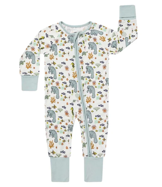 Manatee Bamboo Convertible Pajamas