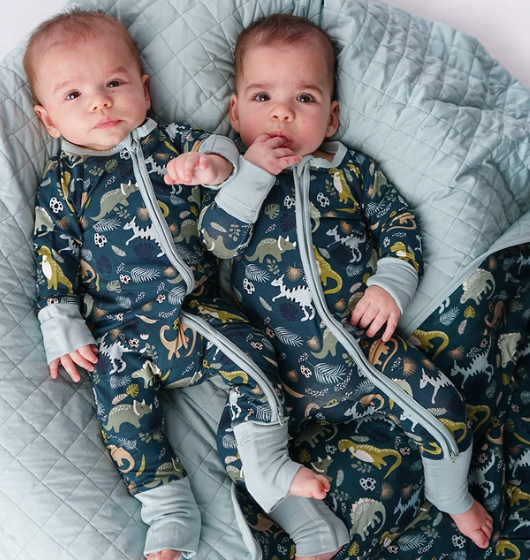 Prehistoric Dinosaur Friends Bamboo Pajamas