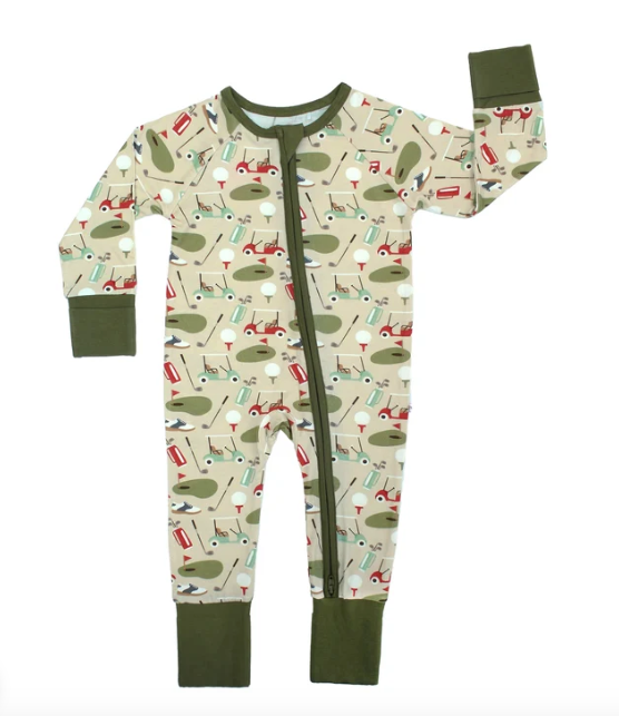 Tee Time Golf Bamboo Convertible Pajamas