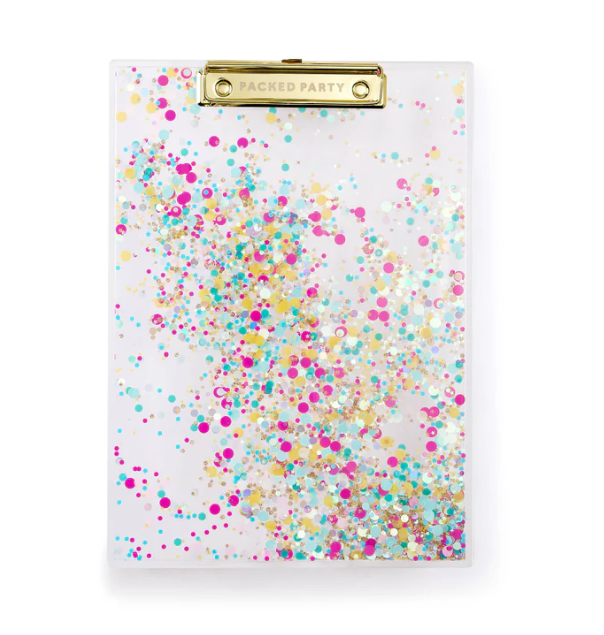 Confetti Filled Clipboard