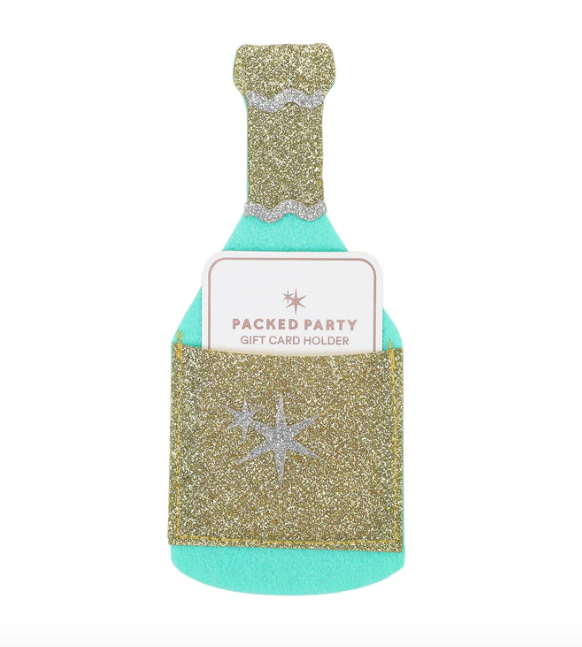 Gift Card Holder - Champagne Bottle