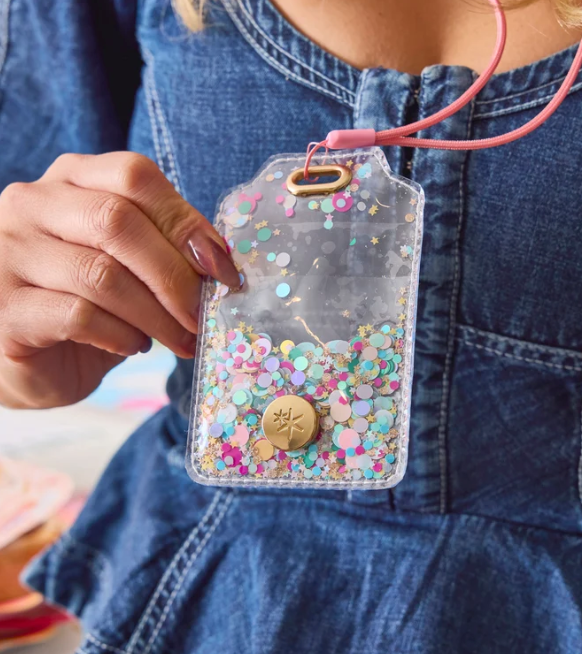 Confetti Filled Lanyard