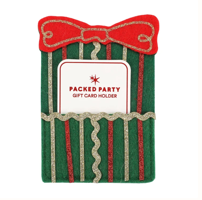 Holiday Present Gift Card Holder