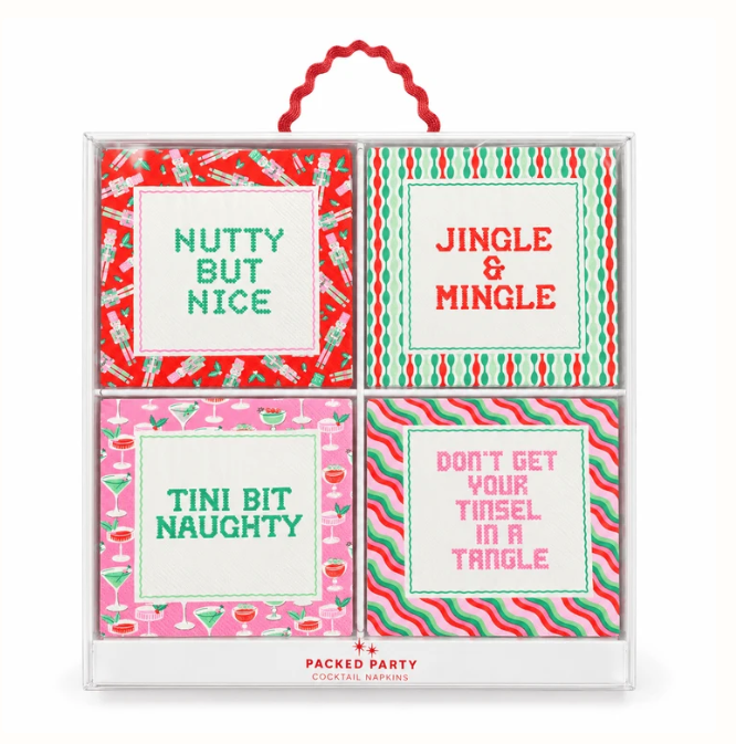 Feeling Festive Christmas Cocktail Napkin Set - 40ct