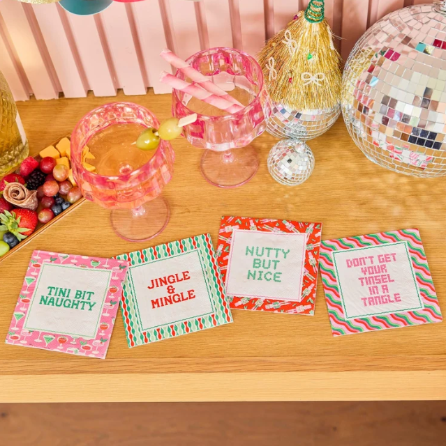 Feeling Festive Christmas Cocktail Napkin Set - 40ct
