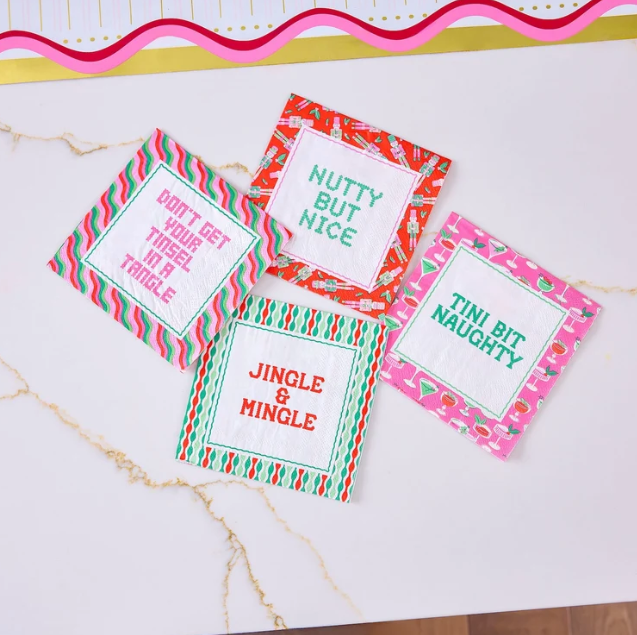 Feeling Festive Christmas Cocktail Napkin Set - 40ct
