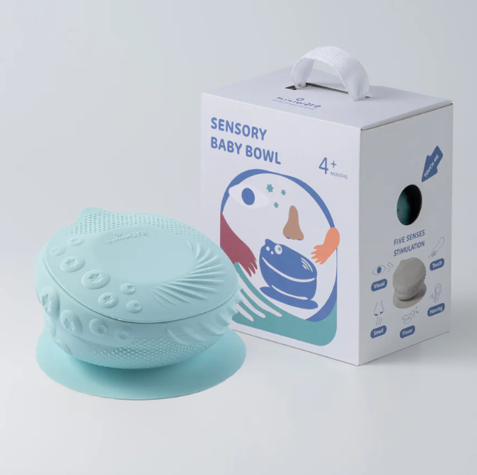 Sensory Baby Bowl - Aqua