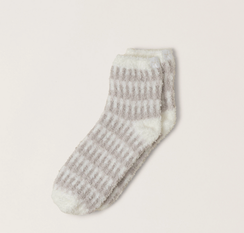 CozyChic® Stripe Geo Tennis Socks