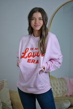In My Lover Era Sweatshirt - Light Pink