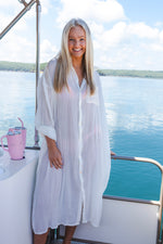 Turks & Caicos Sheer Cover Up Dress