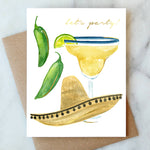 Let's Party Fiesta Greeting Card | Birthday Card