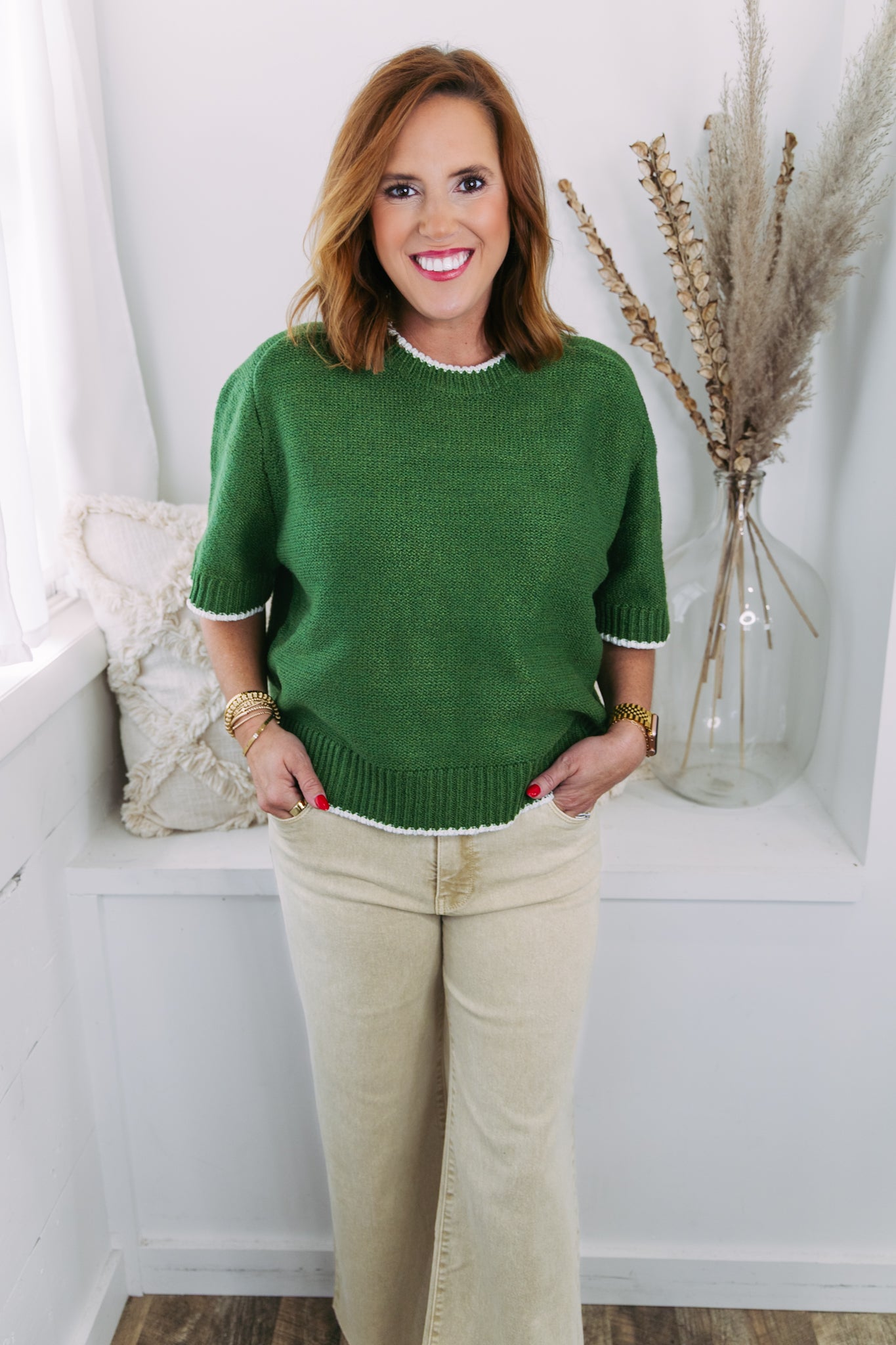 Grove Knit Sweater - Green