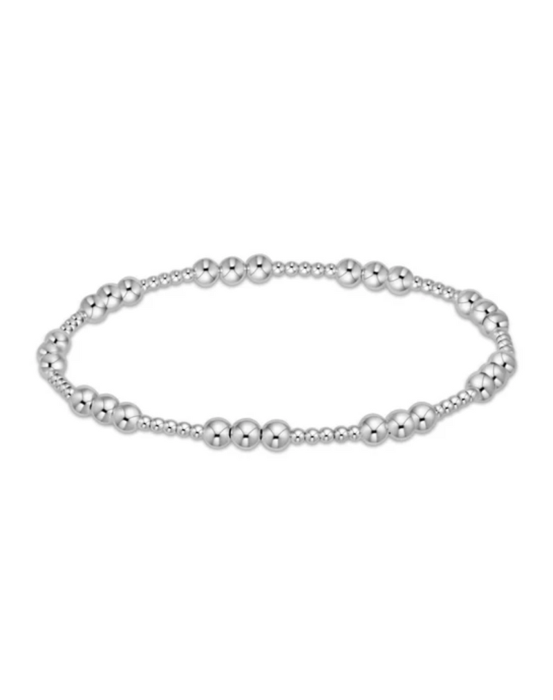 Classic Joy 4mm Bead Bracelet- Sterling