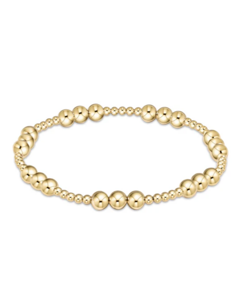 Classic Joy 5mm Bead Bracelet - Gold