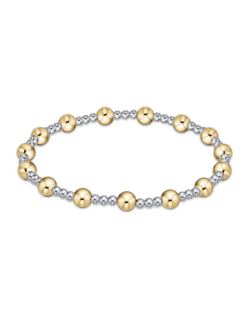 Classic Sincerity 5mm Bead Bracelet - Mixed Metal