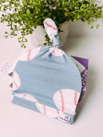 Slugger Top Knot Hat 0-4mo