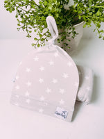 Twinkle Top Knot Hat 0-4mo