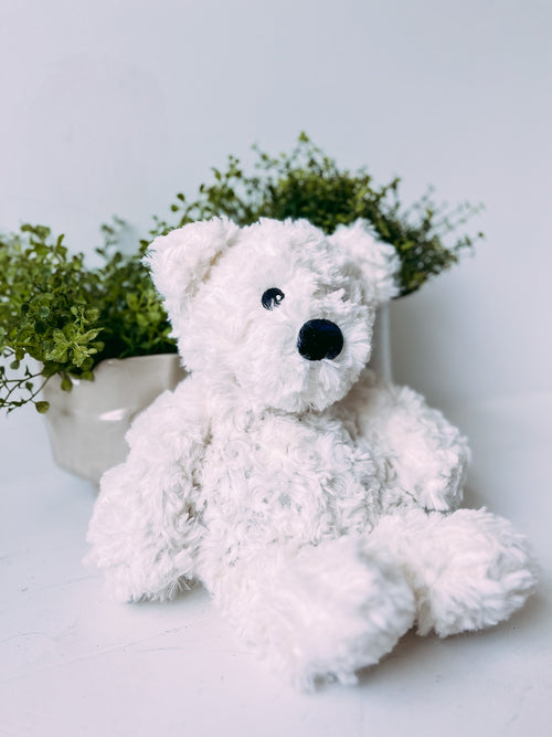 Cream Curly Bear Warmies