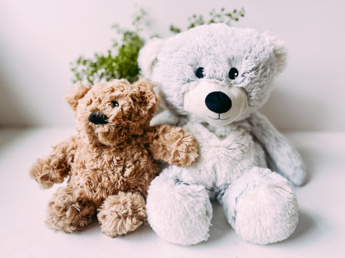 Gray Marshmallow Bear Warmies