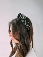 Black Jeweled Headband